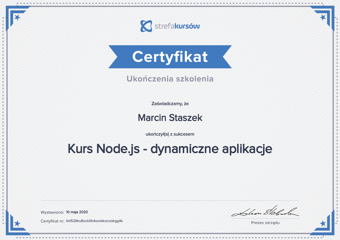 Node.js - dynamiczne aplikacje